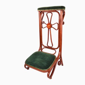 Chaise de Prière en Bois Courbé, 1900s