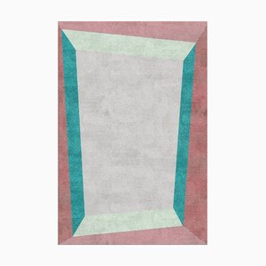 Tapis Baratro Rose et Turquoise par Sarah Balivo pour Malcusa