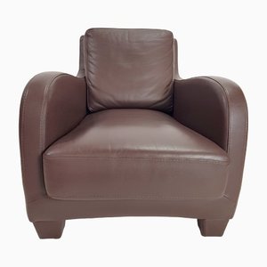 Italian Leather Armchair from Musa