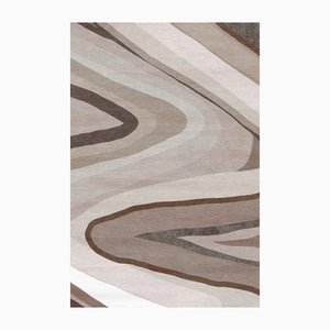 Stone Brown Rug by Giulio Brambilla for Malcusa