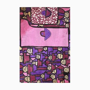 Pinker 1984 Teppich von Betta K für Malcusa