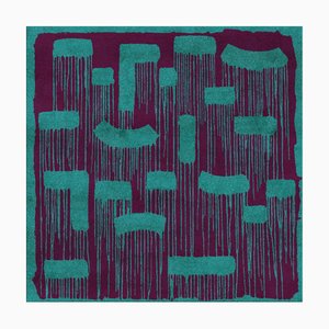 Tapis Drop Turquoise par Raul pour Malcusa