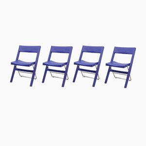 Sennic Folding Chairs by Niels Gammelgaard for IKEA, 1993, Set of 4