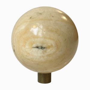 Antique French Caram Billiard Cue Ball in Ivory