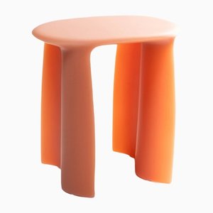 New Wave Peach Side Table by Lukas Cober