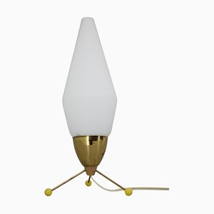 Lampe de Bureau Rocket Mid-Century en Laiton, 1960s