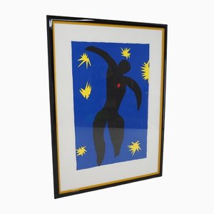 Poster vintage astratto Icarus di Henri Matisse, anni '90