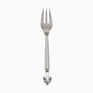Acanthus Fish Fork in Sterling Silver from Georg Jensen