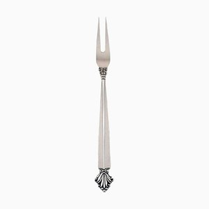 Acanthus Cold Meat Fork in Sterling Silver from Georg Jensen