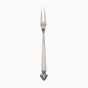 Tenedor para fiambre Acanthus de plata esterlina de Georg Jensen