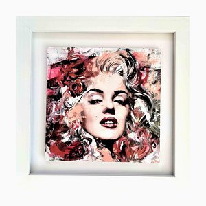 Ivana Burello, Marilyn Monroe, Original Acrylic Painting, 2022