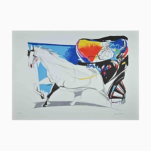 Sandro Trotti, Risciò, Original Lithograph, 1970s