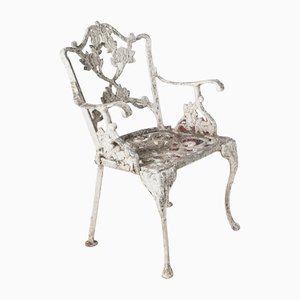 Decorative Cast Aluminium Weathered Garden Chair