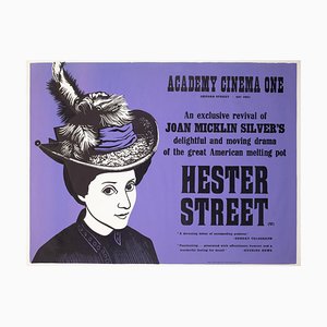 Poster del film Hester Street di Strausfeld, Londra, 1975