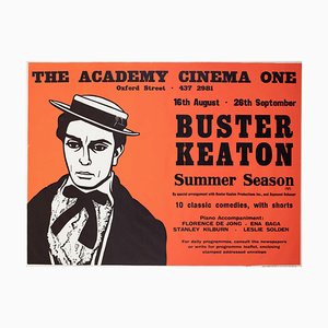 Buster Keaton Summer Season Movie Poster by Strausfeld, London, 1970s