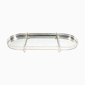Large English Silver-Plated Tray, 1970s