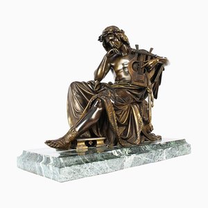 Albert-Ernest Carrier-Belleuse, Orpheus, 19th-Century, Bronze