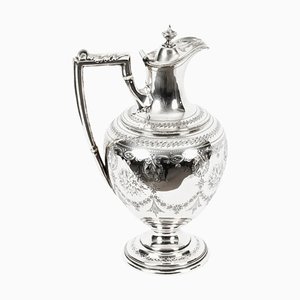 Victorian Silver Plated Claret Jug, 19th Century