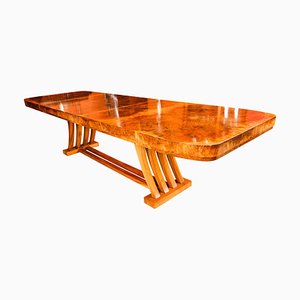 Art Deco Dining Table in Burr Walnut by Robin & Lucienne Day, 1920s
