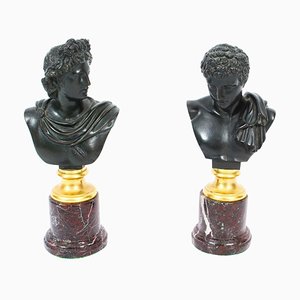 Mercury & Apollo, 19th-Century, Bronze, Set of 2