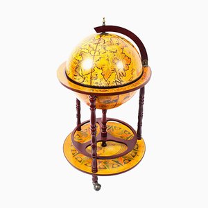 Modernist Globe Cocktail Cabinet or Dry Bar, Mid-20th Century