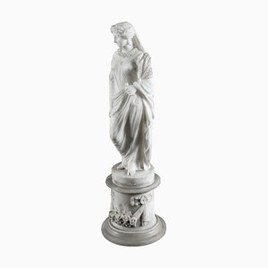 19th Century Italian Alabaster Sculpture of the Goddess Demeter