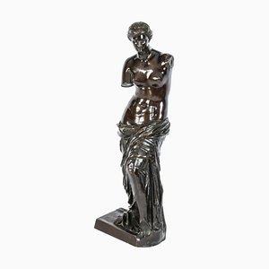 19th Century Bronze Statue of Venus of Milo Musee Du Louvre from Aeg
