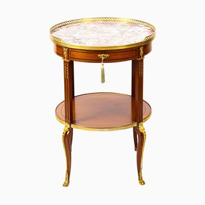 19th Century French Louis Revival Marble & Ormolu Occasional Table