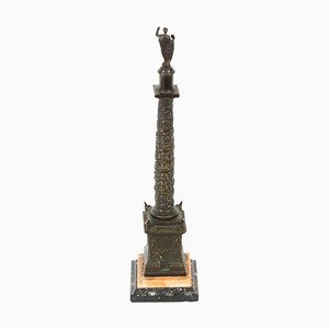Grand Tour Patinated Bronze Model of Trajan's Column, Early 19th Century