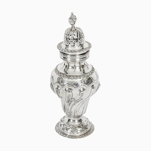 Zuccheriera placcata in argento di William Batt & Sons, 1860