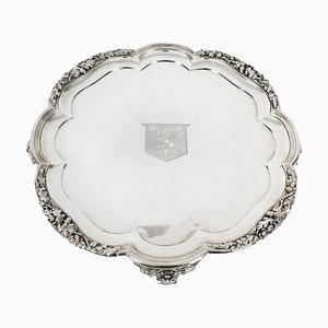 Bandeja William IV grande de plata de Paul Storr, 1837