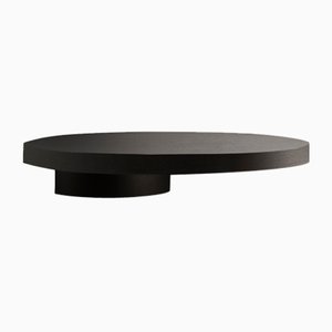 Tavolino basso in quercia nera di Collector
