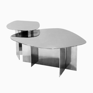 Lt 02 Coffee Table by Sabourin Costes, Set of 2