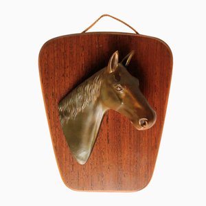 Plakette mit Büste eines Pferdes, 1960er