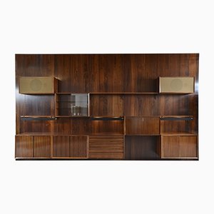 Danish Rosewood Modular Wall System by Poul Cadovius for Cado, 1960s, Set of 20