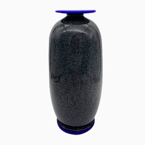 Sandgestrahlte Vase aus Muranoglas von Mila Schön, 1980er