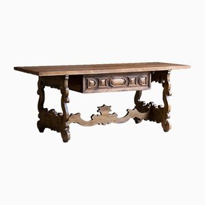 Italian Baroque Revival Trestle Table