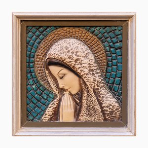 Italienische Moderne Keramik- & Mosaikskulptur, Lenci . zugeschrieben