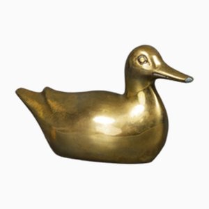 Small Brass Duck Hand Charm