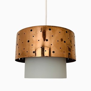 Copper Pendant Lamp, 1950s