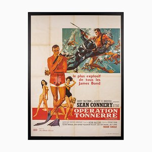 French Re-Release James Bond Thunderball Poster