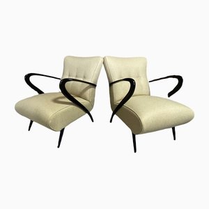 Armchairs by Guglielmo Ulrich, 1960s, Set of 2