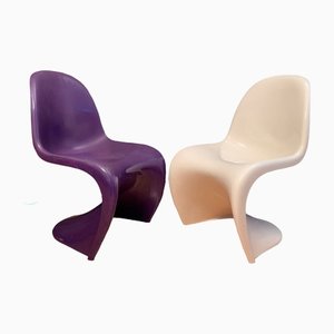 Sillas de Verner Panton para Herman Miller, USA, años 70. Juego de 2