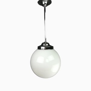Large Bauhaus Ball Pendant Lamp, 1920s-1930s