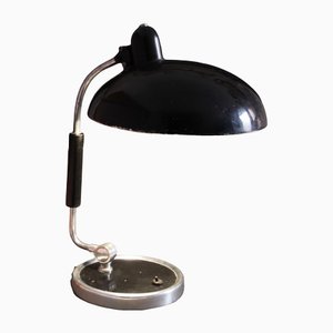 Lampe de Bureau Bauhaus en Métal Noir par Christian Dell pour Kaiser Idell, Allemagne, 1934