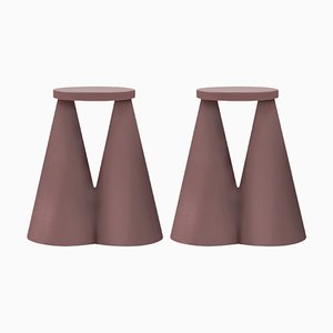 Isola Cotto Side Tables by Portego, Set of 2