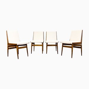 Restored Beige Chairs, 1970s, Set of 4