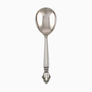 Cuchara para servir Acanthus grande de plata esterlina de Georg Jensen