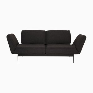 Anthracite Fabric Two-Seater Mera 386 Sofa from Rolf Benz