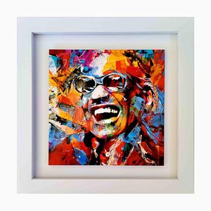 Ivana Burello, Ray Charles, Original Acrylic Painting, 2022